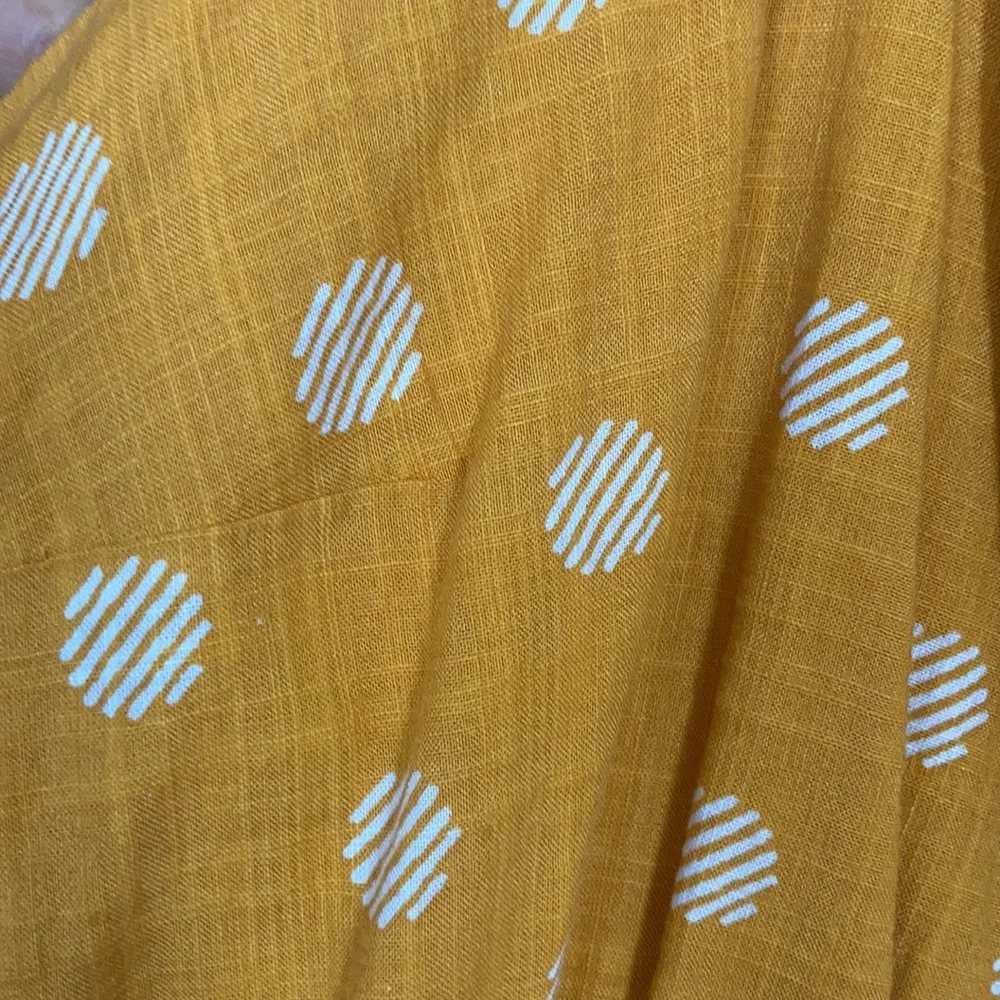 LC Lauren Conrad print faux wrap dress ruffle detail elastic waist XXL - Picture 10 of 17